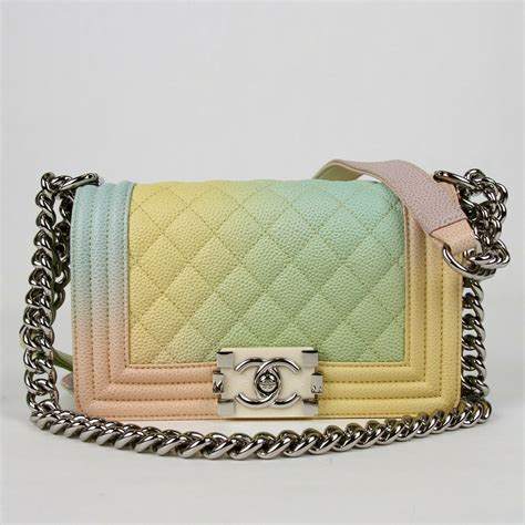 chanel rainbow le boy